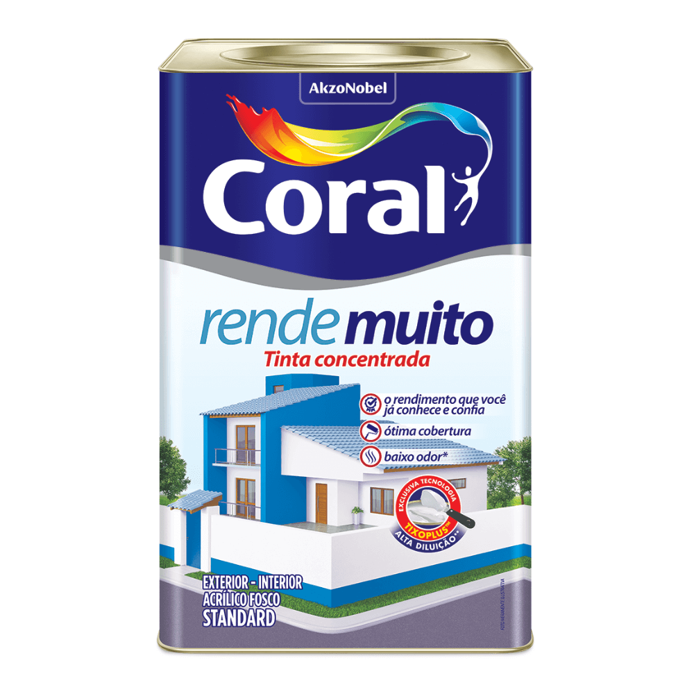 Tinta Acrílica Standard Rende Muito